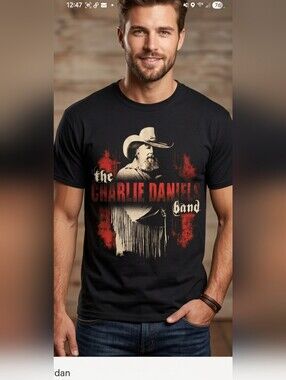 The Charlie Daniels Band  Black T-shirt